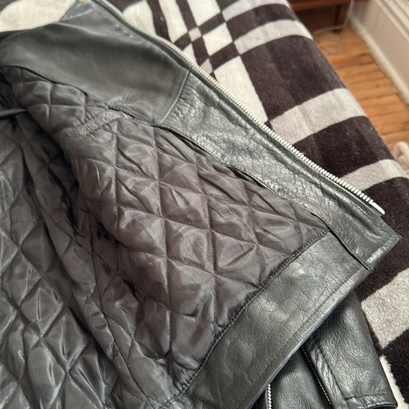 Leather Biker Jacket - Picture 10 of 12